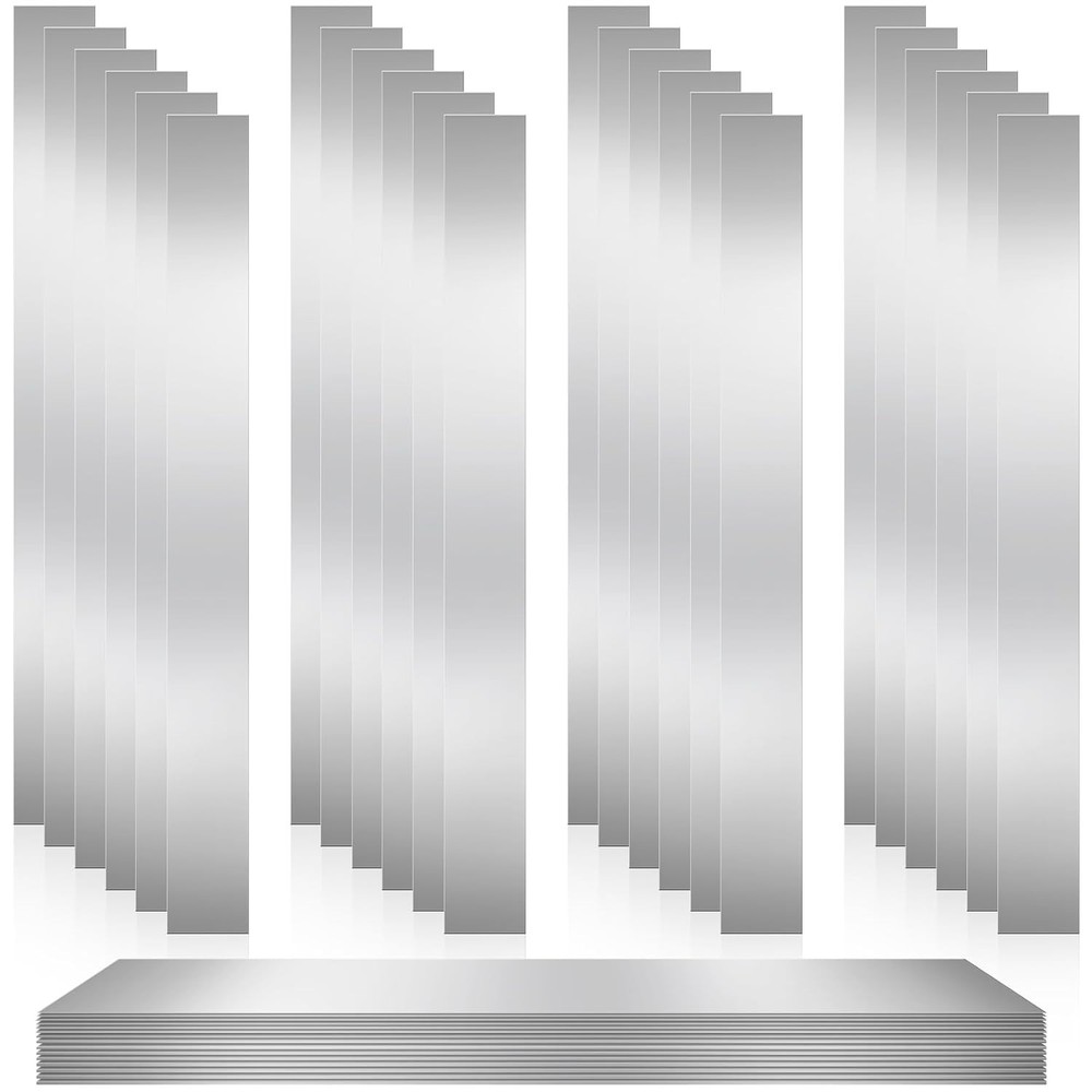 24 Pieces 304 Stainless Steel Strips 1″ Width X 12″ Length Shim Stock Assortment