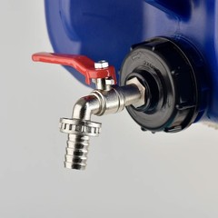 275-330 Gal IBC Tote Water Tank Hose Adapter 3 Sizes Brass Valve Connector