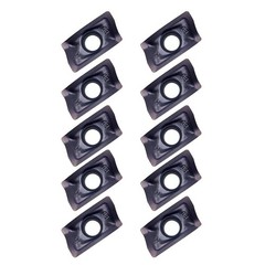 Set of 10 AOMT184808PEER Inserts for Effective CNC Turning of Various Materials
