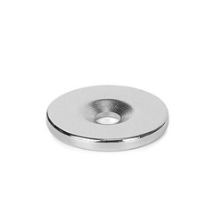 Lot Countersunk Ring Round Disc Strong Neodymium Magnets Rare Earth with Hole US