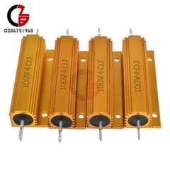 100W Watt Shell Power Aluminum Housed Case Wirewound Resistor 0.1-1000Ω Ohm