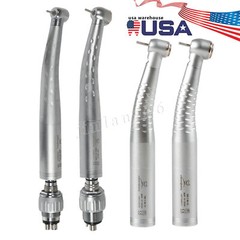 Dental High Speed / Fiber Optic LED Handpiece 4/6Hole Quick Coupler Fit KaV