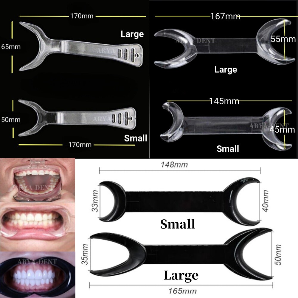 Dental Ortho Intraoral Cheek Lip Retractor Mouth Opener T-Shape Photography L/S