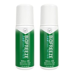 Biofreeze Roll-On Pain-Relieving Gel 3 FL OZ, Green (Pack Of 2) Topical Pain Rel