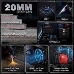 ARCCAPTAIN iControl 55Amp CUT55 Pro Plasma Cutter Non-Touch Pilot Arc 120V/240V