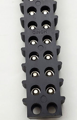 Cinch 14 Position Dual Row Screw Terminal Strip Block Phenolic 5-15/16″ Long