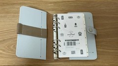 Filofax The Original Personal Organizer Bible Size Stone Authentic