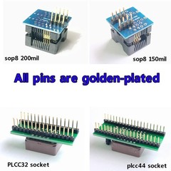 T48 Programmer 8 Adapters for with XGecu T48 USB EPROM Flash BIOS Chip Socket…