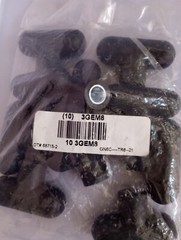 10 Pack INNOVATIVE COMPONENTS GN6C—-TR6–21 Hand Knob,Blind Hole,3/8″-16 3GEM8