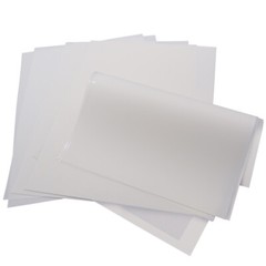 QOMOLANGMA 13″ x 19″ DTF Transfer Film – Double Sided, Instant Peel – 100 Sheets