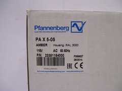 NEW NOS Pfannenberg PA X 5-05 PAX505 AMBER PATROL FlashIng Soundr Beacon 50310da