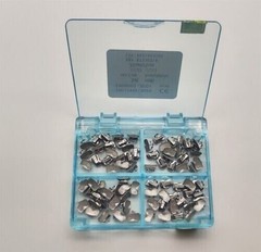 20 Sets Dental Orthodontic Buccal Tube 1st 2nd Roth 022 Molar Bondable No-cov