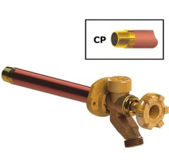 Woodford 1/2 In. SWT x 1/2 In. MIP x 3/4 In. MHT x 8 In. Brass Anti-Siphon Frost