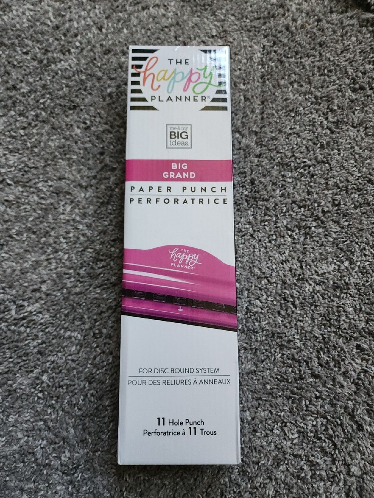 The Happy Planner Big Grand Paper Punch, 11 Hole Punch