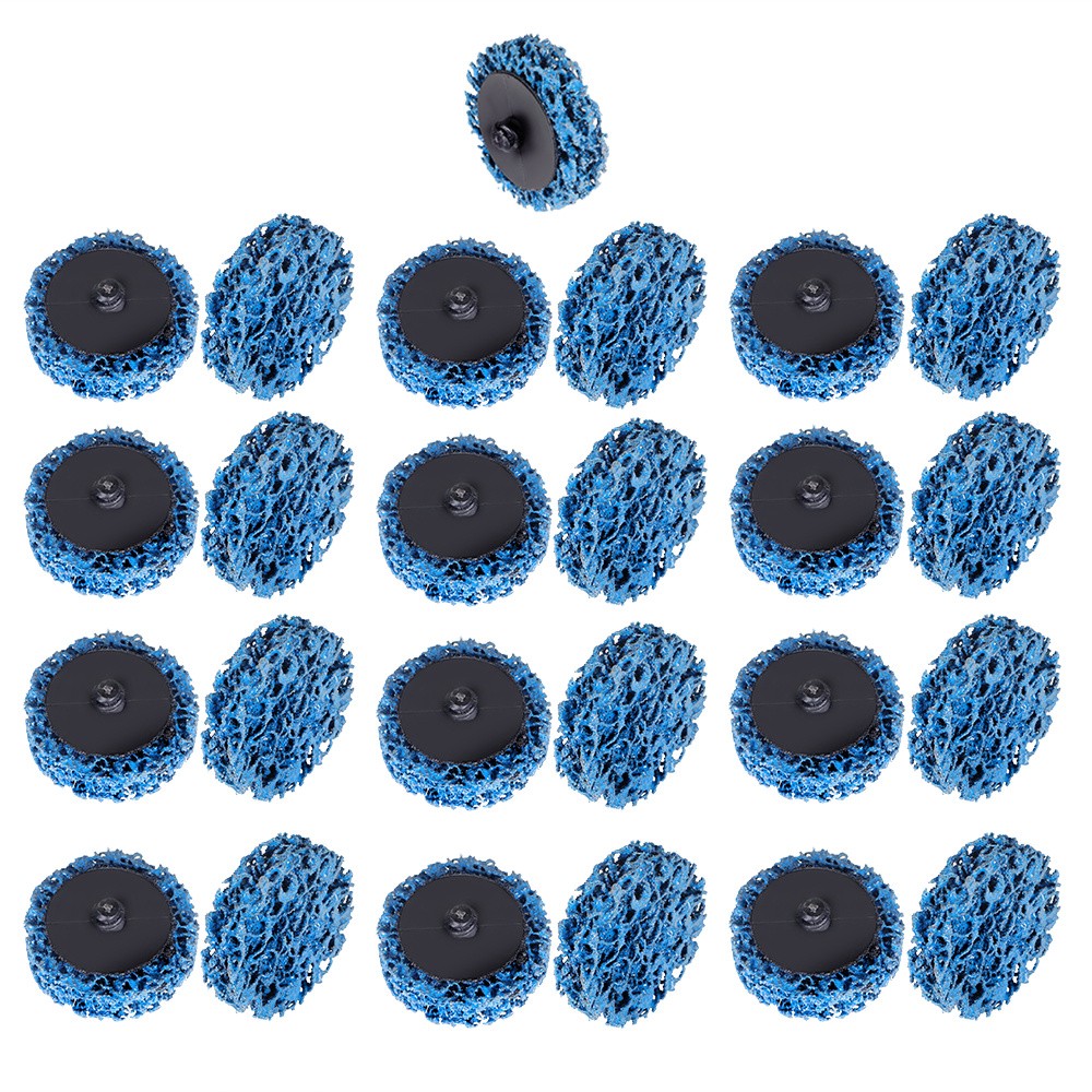 50 PCS 2 Inch Blue Quick Change Easy Strip & Clean Disc For Paint Rust