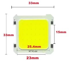 12PCS 500 Lumen Bright White 6000K High Power COB LED DC 3V DIY LED Flood Light