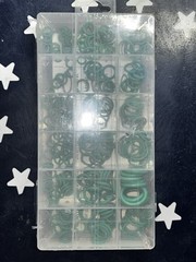 6x 2-212 Silicone/Nitrile Orange O-Rings 6 Pieces O-Ring