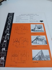 Vintage Universal Portable Steel Bins Sales Flyer Advertising Bulletin 49A