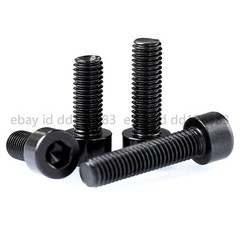 Black 304 Stainless Steel Allen Hex Socket Bolts Cap Head Screws M4 M5 M6 M8