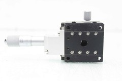 Sigma Koki TAM-401 40mm Crossed Roller Stage w Micrometer Handle +/-6.5mm Travel