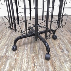 64 Adjustable Pockets Display Rack 5×7 7×5 up to 11″W X 8″T Cards 1.2″ D Pockets