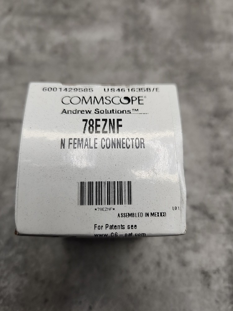 Commscope 78EZNF Type N Female Wireless and Radiating Connector