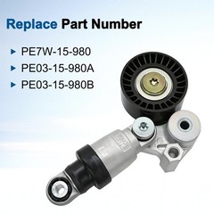 1 Pcs Engine Belt Tensioner Pulley Assembly Fit for Mazda 3 2004-2018 for Maz…