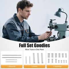 22pcs Keyway Broach Kit Metric Size Set HSS CNC Metalworking Tool