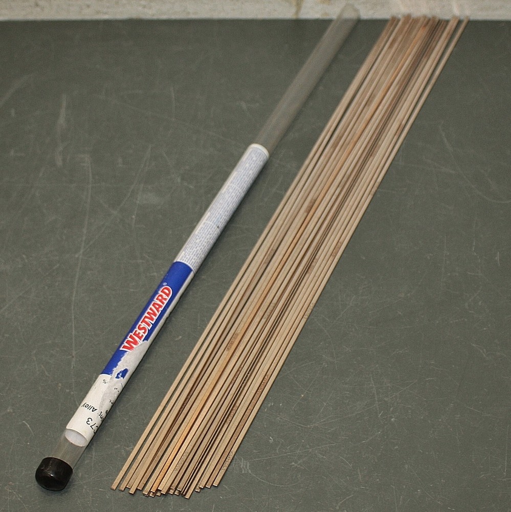 (28) Westward Brazing Rods 30AC73, 1/8″ x 20″, 5% Silver Ag, AWS A5.8 BCuP-3