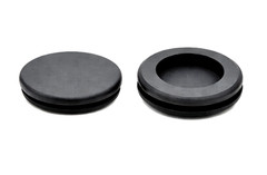Solid Rubber Grommet without Hole 1 1/2″ Panel Hole Plug Fits 1/8″ Materials