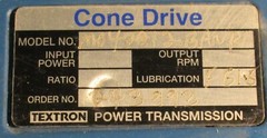 Cone Drive M042212.BANR1 Textron Power Transmission 1″ Bore 1 1/4″ Shaft Dia