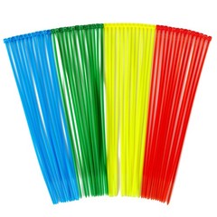 400 PCS Small Colored Zip Ties 4 Inch Multi-Color Nylon Self-Locking Zip Ties