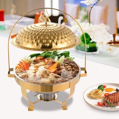 Roll Top Chafing Dish Buffet Set Stainless Steel Chafer Buffet Servers Warmer