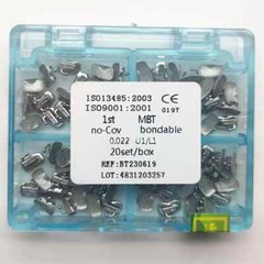 20Sets Dental Orthodontic Buccal Tubes 1st 2nd Molar Tube Roth/MBT 022 Mesh Base
