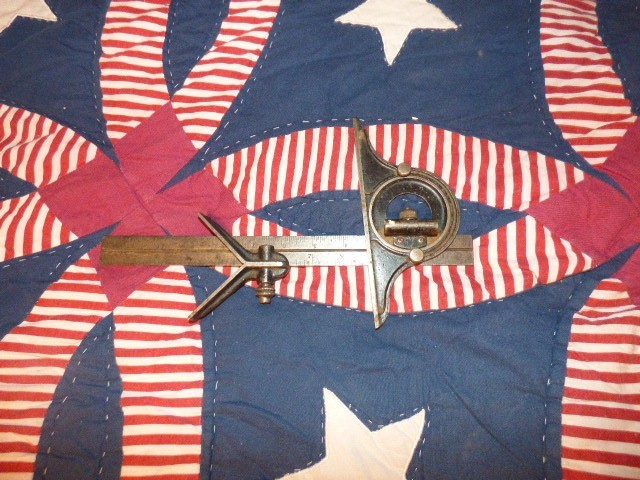 Vintage Starrett 12” Combination Square The L.S.S.Co No 4 Harden Rule
