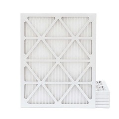 20x25x1 MERV 11 Pleated AC Furnace Air Filters. 6 Pack. Made in USA.