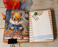 Junk Journal Handmade Booklet Book Vintage “School Days” Pockets, Ephemera