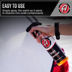 Adam’s Iron Remover (16oz) – Iron Out Fallout & Stop Rust Remover Spray for Car