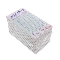 Royal AmerCare Green Guest Check Paper Receipt Book, Carbonless