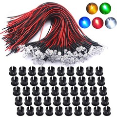 lkelyonewy 50 Count (Pack of 1), Red*10,green*10,orange*10,blue*10,white*10