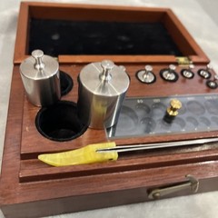 Christian Becker Brass Calibration Scale Weights Triple Beam Balance Incomplete