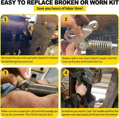 9829733 Quick Attach Coupler Latch for Case/New Holland L180 LX665 L160 L175