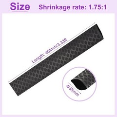 Title Heat Shrink Tubing Fishing Rod Grips Waterproof Insulation Sleev