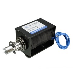 DC 12V 10A 6W 80N 20mm Pull Push Type Linear Motion Solenoid Electromagnet