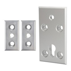 3PCS Floor Mount Plates for Stryker Ferno Ambulance Stretcher Fastening System
