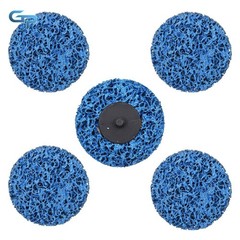 5 Pieces Blue 3″ Quick Change Easy Strip & Clean Discs For Paint Rust New