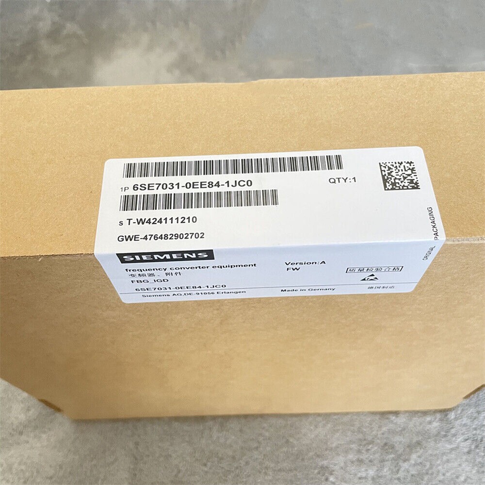 Fresh Stock 6SE7031-0EE84-1JC0 Control Module With Warranty DHL Shipping