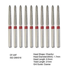 Dental Burs Diamond FG High Speed Round End Taper Ball Football Cylinder Coarse