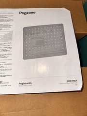 Pegzone HW116 Pegboard Wall Mounted Gray