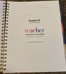 Inspired By Erin Condren Teacher Lesson Planner 12 Months-Brand New-SHIPS N 24HR